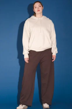 Organic Fleece Sweatshirt in Oyster