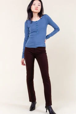 Organic Henley in Cadet