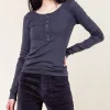 Organic Henley in Graphite