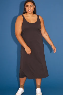 Organic Tank Dress in Tunnel