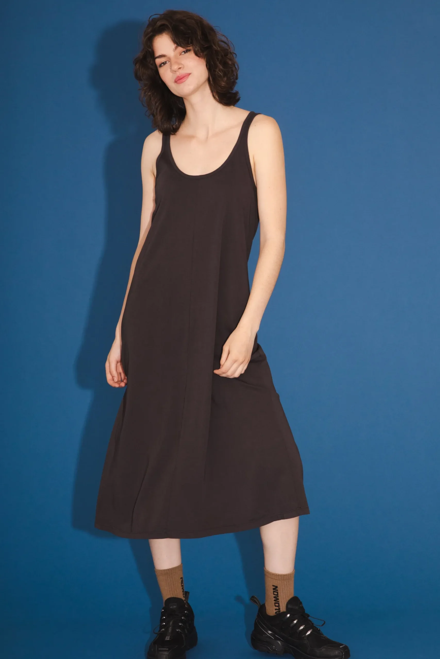 Organic Tank Dress in Tunnel