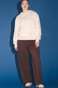 Organic Wide Leg Sweatpant in Felt - Reg & Tall
