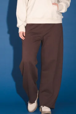 Organic Wide Leg Sweatpant in Felt - Reg & Tall