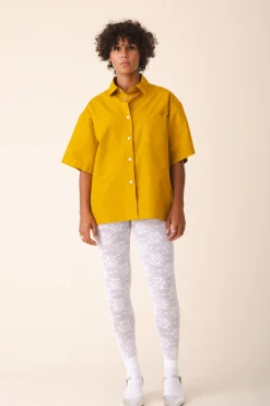Oversized Work Shirt in Dijon