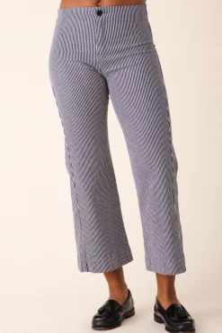 Railroad Knack Pant in Oyster Stripe