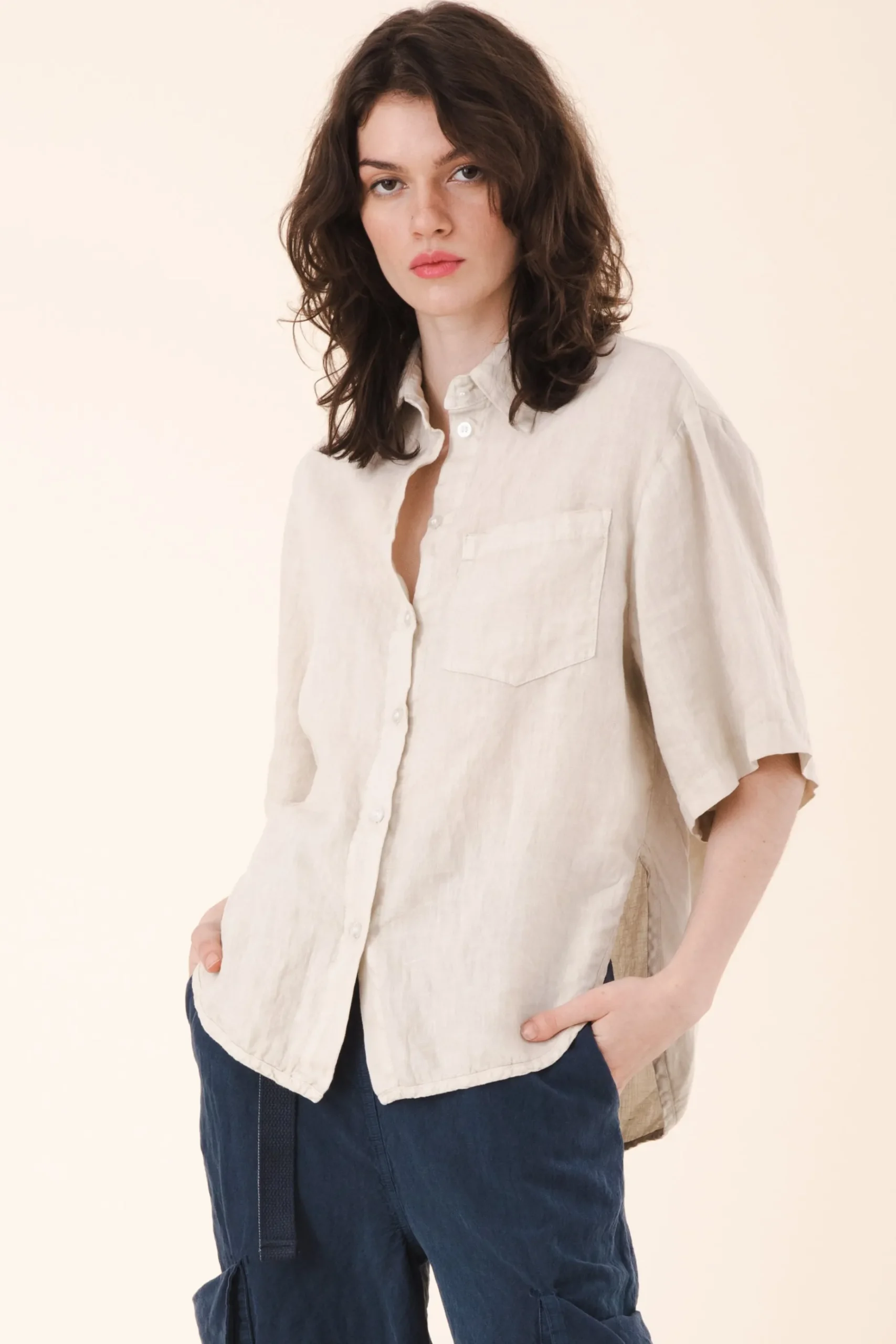Replica Shirt S/S Shirt in Oyster