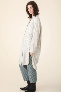 Replica Shirtdress in Natural Stripe