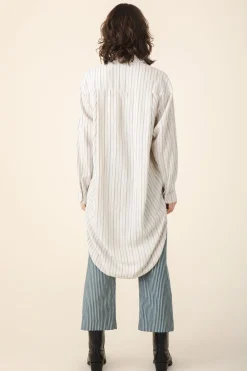 Replica Shirtdress in Natural Stripe