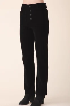 Rikki Pant Corduroy in Black