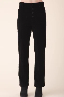 Rikki Pant Corduroy in Black