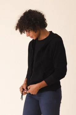 Simple Life Hoodie in Black