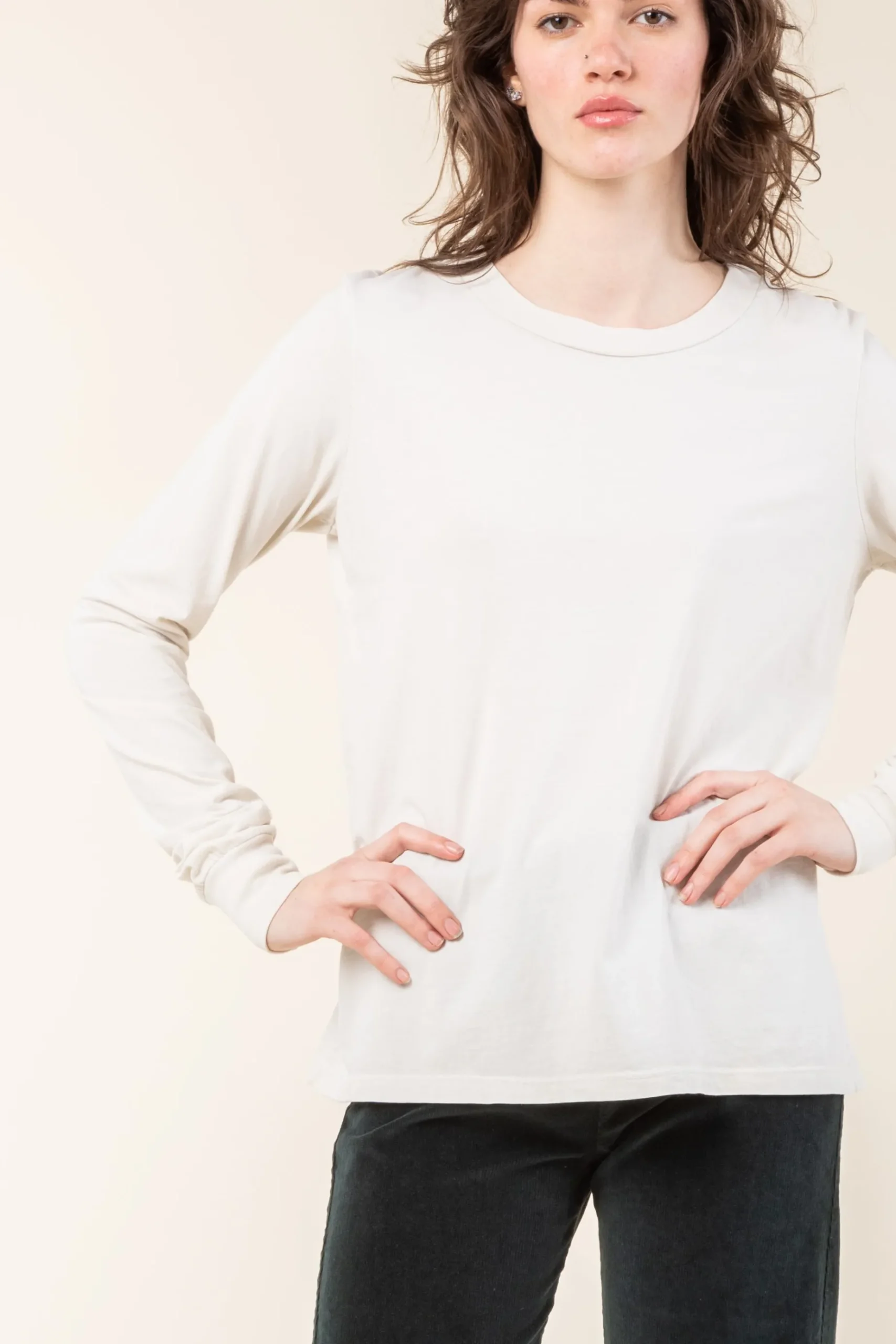 Slack Tee in Oyster