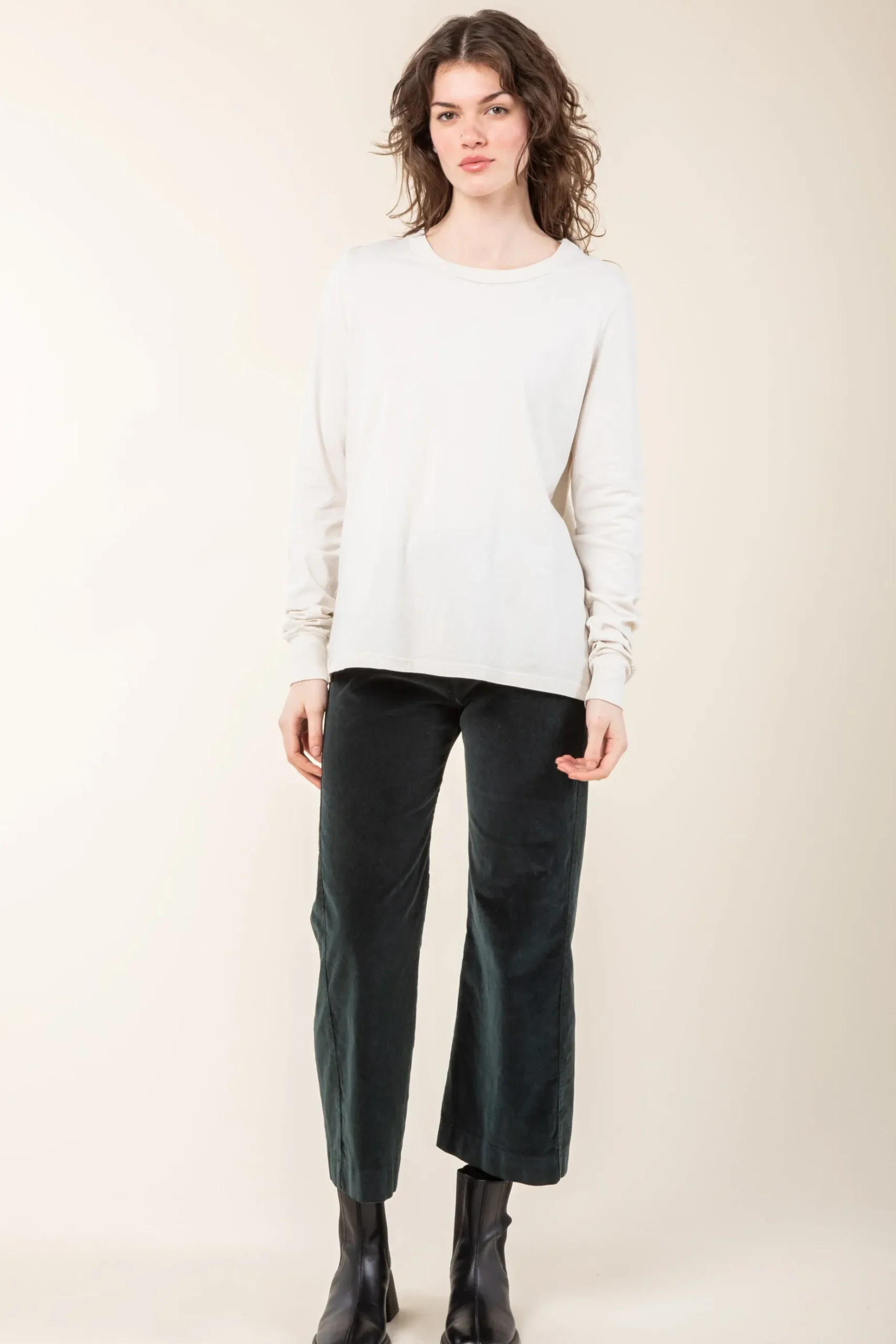 Slack Tee in Oyster