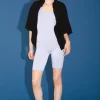 Soft Short Bodysuit in Sky Blue