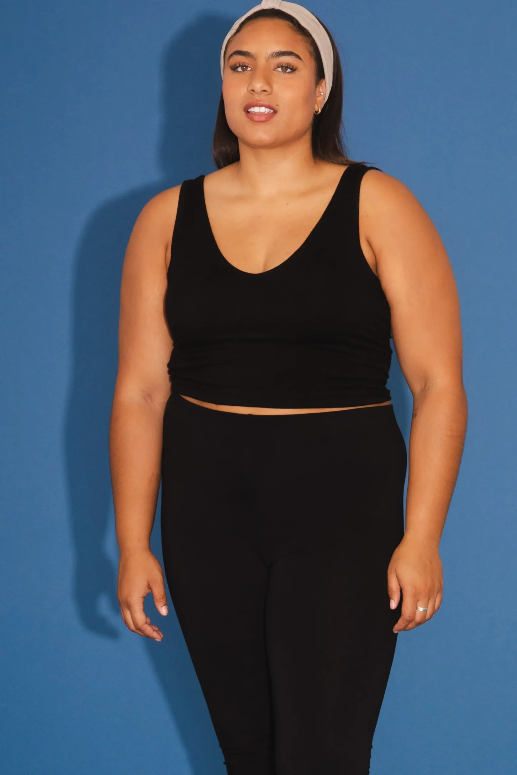 Soft Tank Top in Black