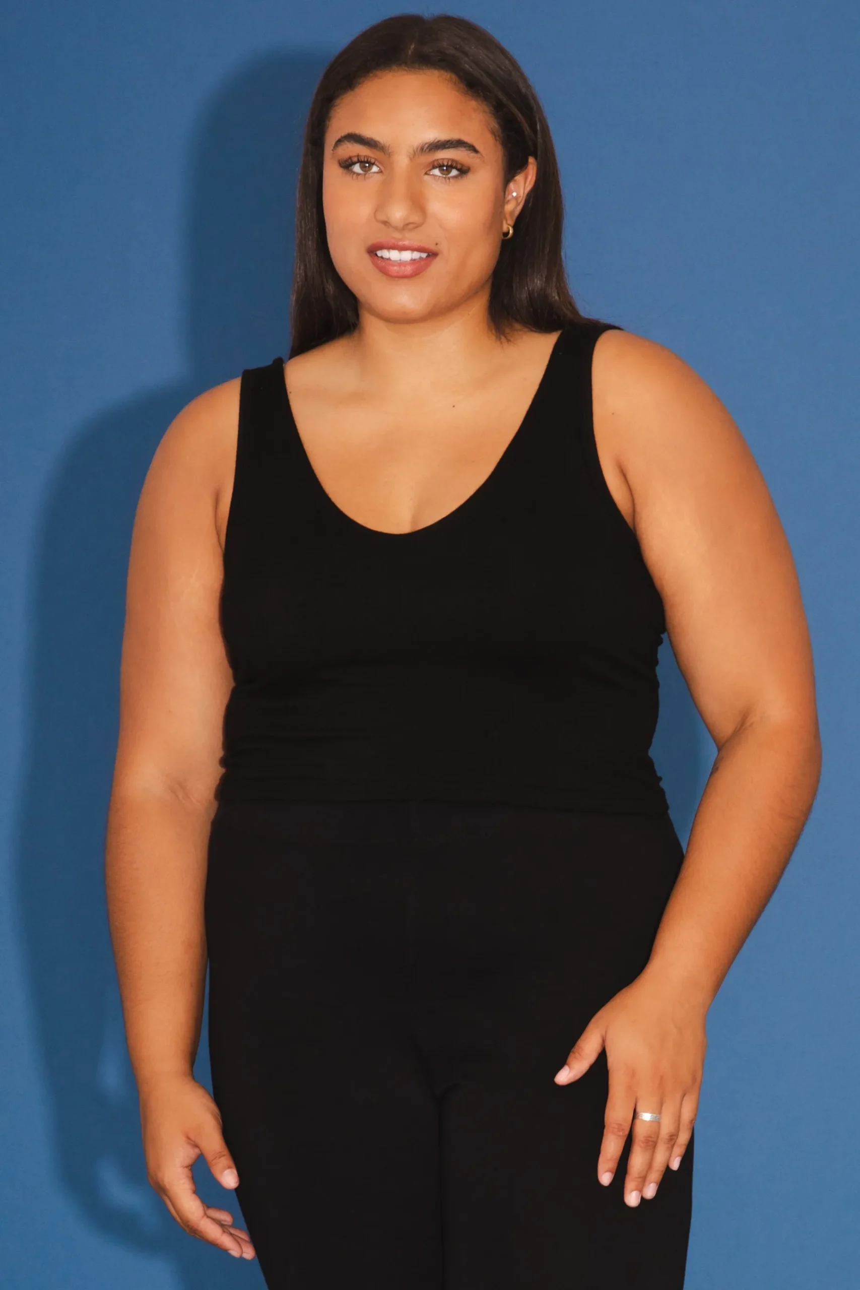 Soft Tank Top in Black
