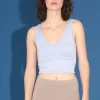 Soft Tank Top in Sky Blue