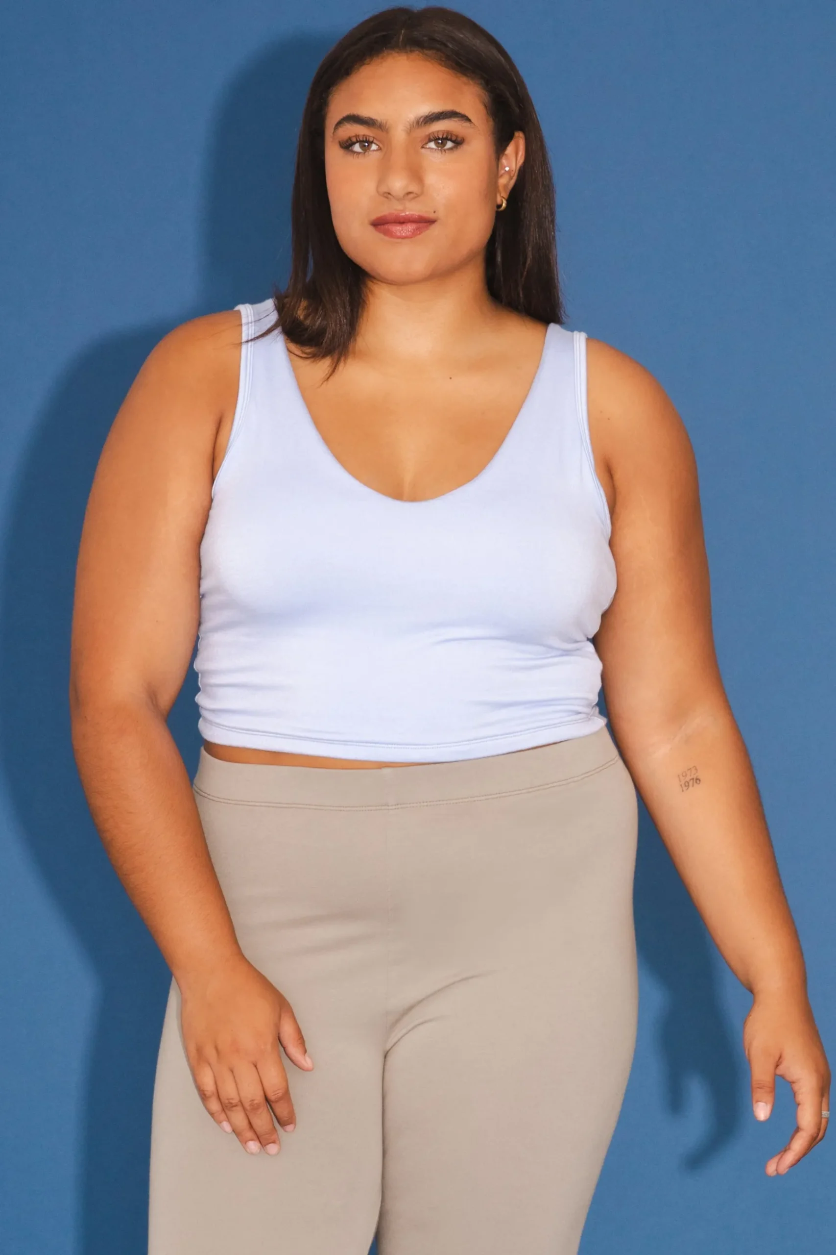 Soft Tank Top in Sky Blue