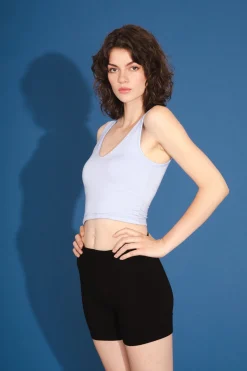 Soft Tank Top in Sky Blue