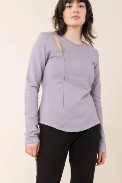 Tendril Sweater in Silver Mist