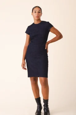 Valkyrie Dress in Denim