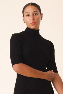 Volley Dress in Black