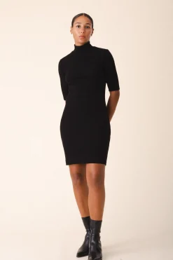 Volley Dress in Black