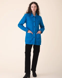 Winter Chore Coat in French Blue