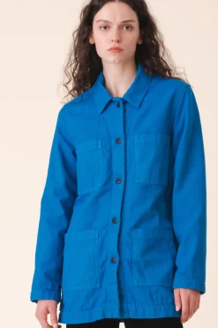 Winter Chore Coat in French Blue