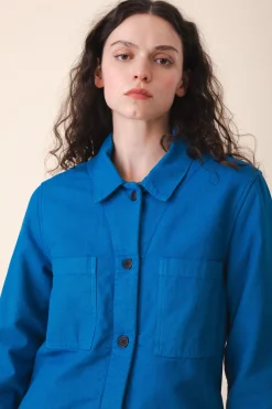 Winter Chore Coat in French Blue