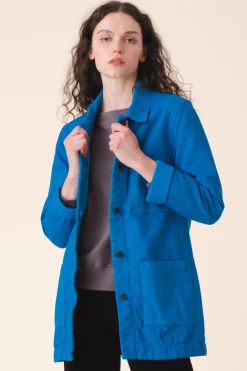 Winter Chore Coat in French Blue