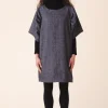 Wool Kite Dress in Charcoal