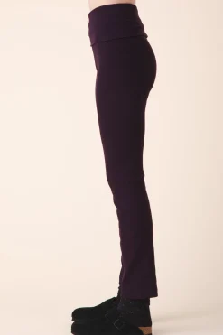 Y2K Legging in Midnight Plum