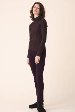 Y2K Legging in Midnight Plum